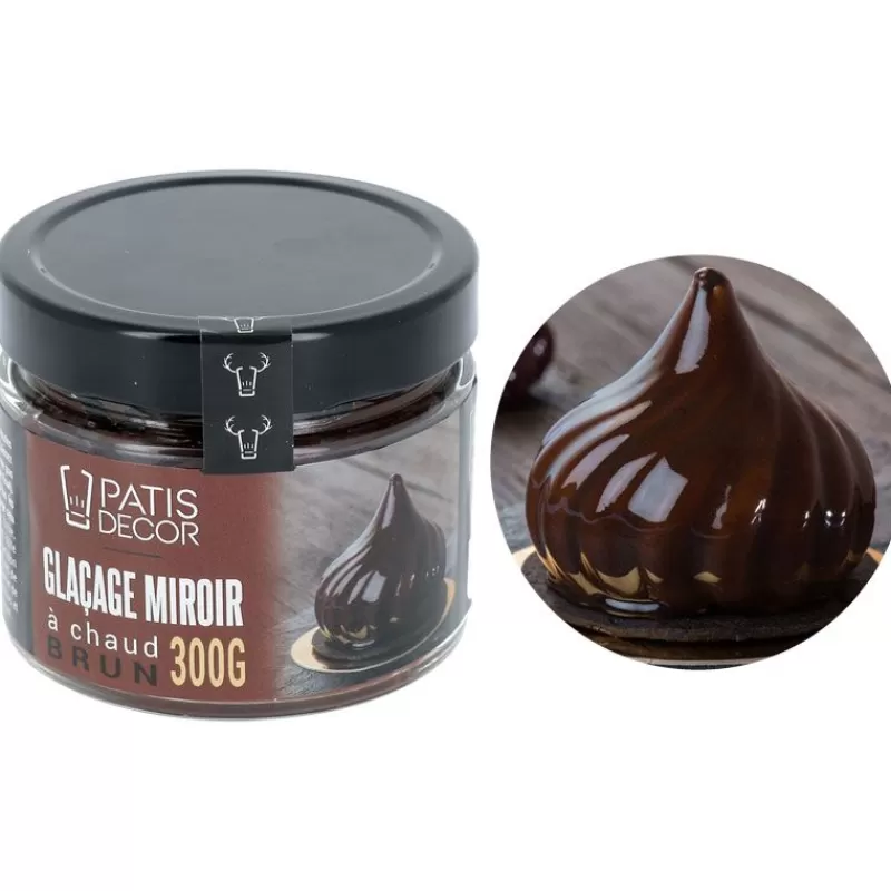 Cerf Dellier Glacage Miroir A Chaud Brun Patisdecor 300 G - Ddm 07/23