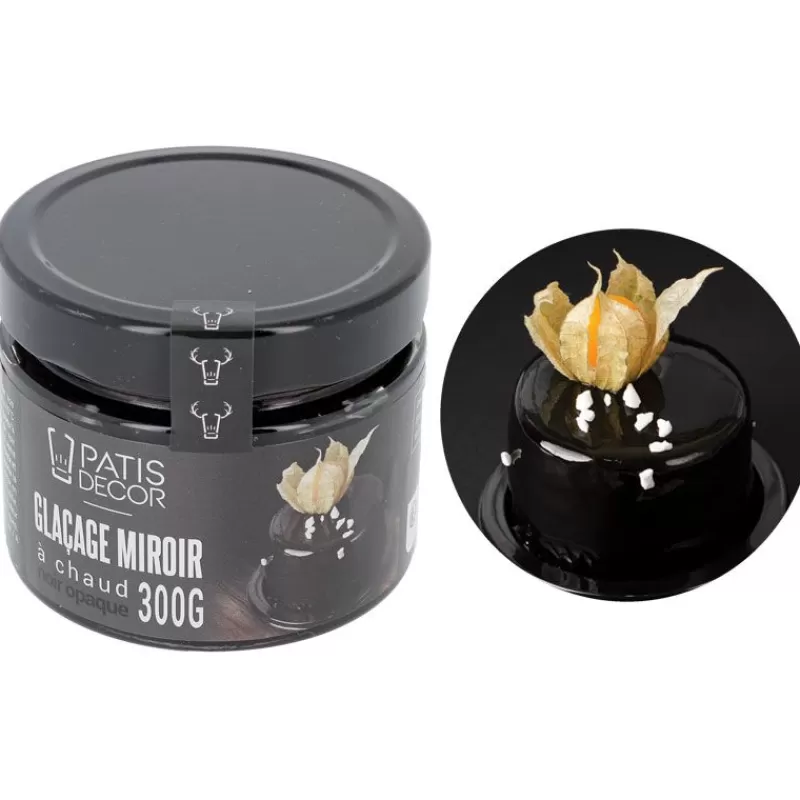 Cerf Dellier Glacage Miroir Noir Patisdecor 300 G - Ddm 09/23