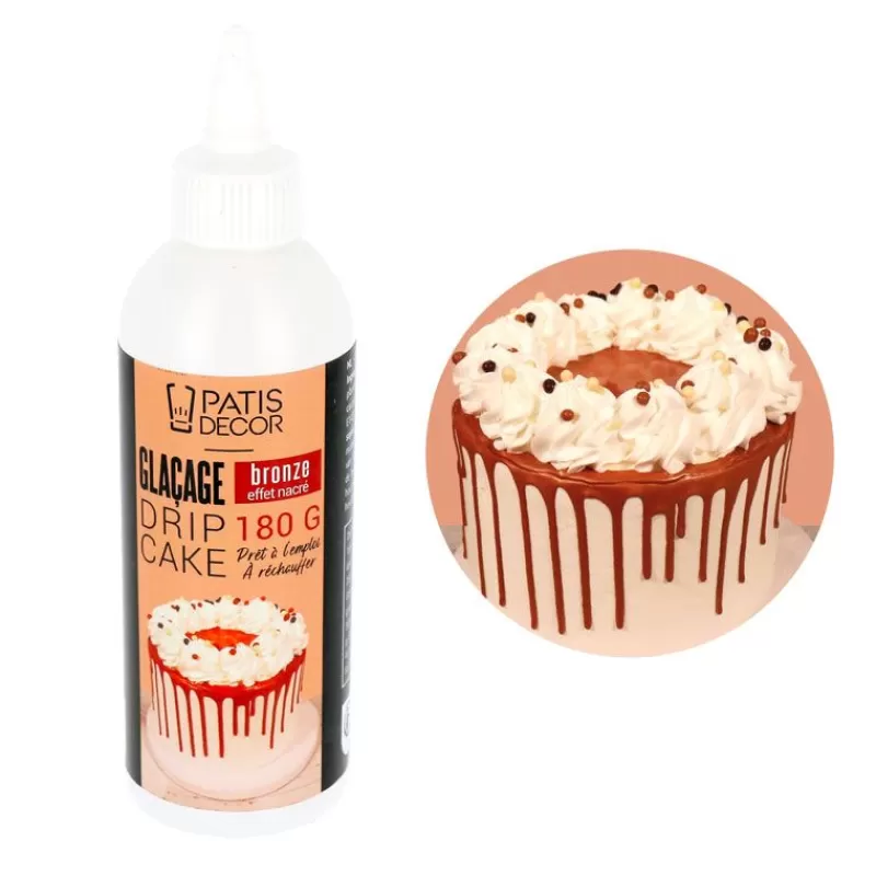 Cerf Dellier Glacage Pour Drip Cake Bronze Patisdecor 180 G