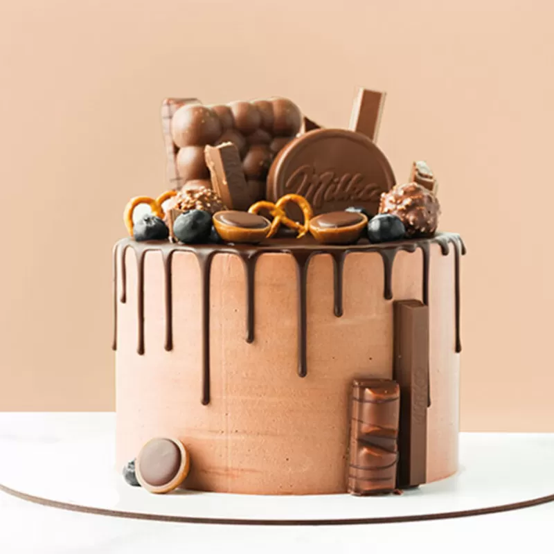 Cerf Dellier Glacage Pour Drip Cake Marron Patisdecor 120 G