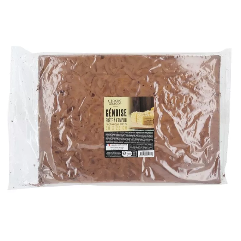 Cerf Dellier Génoise Rectangle Nature 31 X 22 Cm Patisdecor