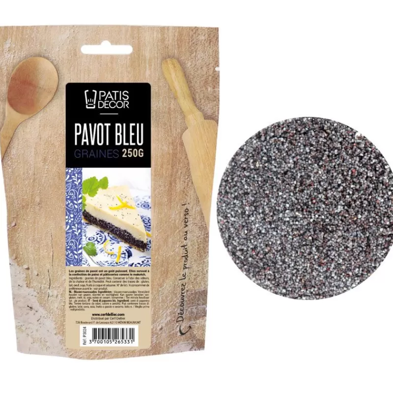 Cerf Dellier Graines De Pavot Bleu Patisdecor 200 G