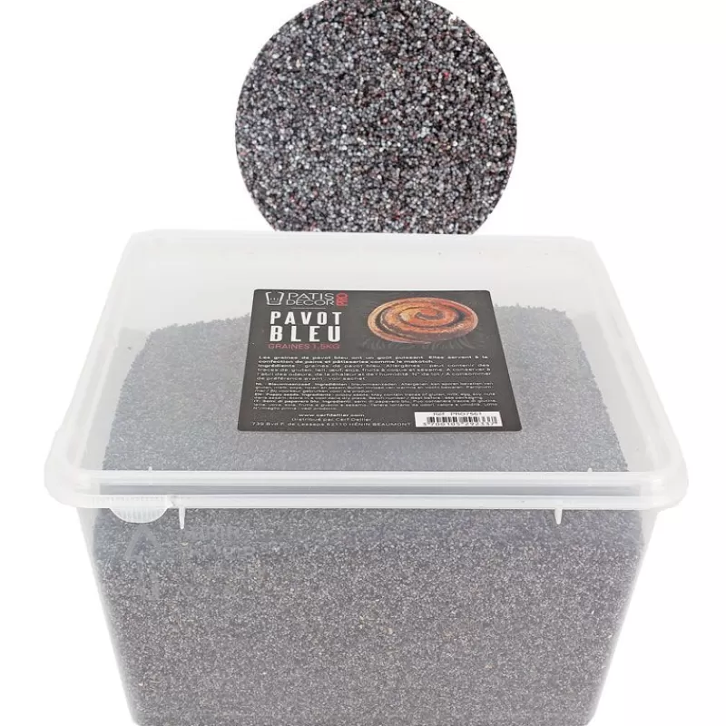 Cerf Dellier Graines De Pavot Bleu Patisdecor Pro 1,5 Kg