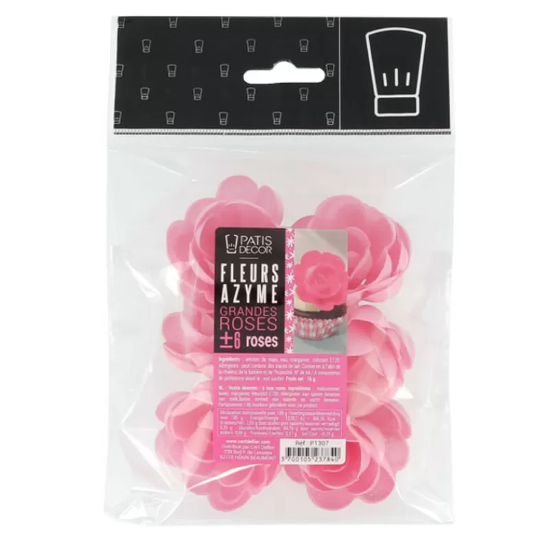 Cerf Dellier Grande Rose Rose En Azyme Patisdecor (X6) Cheap