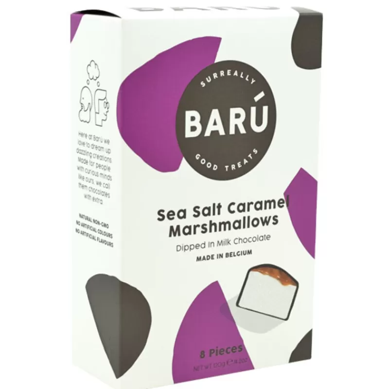 Cerf Dellier Guimauves Au Chocolat Lait Et Caramel Beurre Sale 120 G