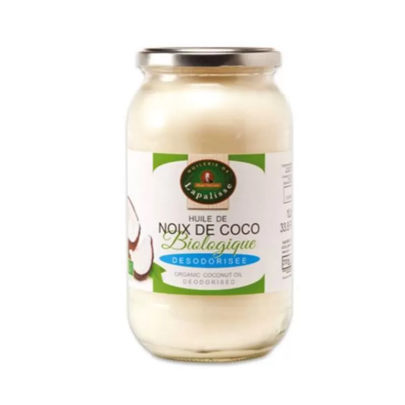 Cerf Dellier Huile Vierge De Noix De Coco Biologique Desodorisee 1L