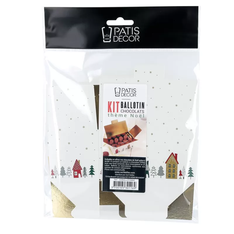 kit_ballotin_blanc_village_de_nol_2.webp Cerf Dellier Kit Ballotin Blanc Village De Noël Outlet