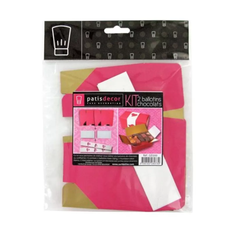 kit_ballotin_rose__blanc_patisdecor_x2_2.webp Cerf Dellier Kit Ballotin Rose / Blanc Patisdecor (X2) Discount