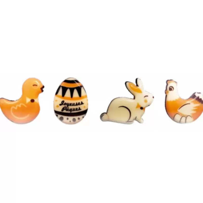 Cerf Dellier Kit Décorations De Pâques En Chocolat Blanc Best