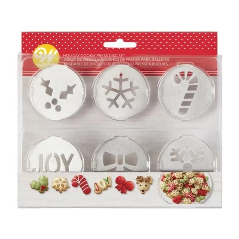 Cerf Dellier Kit De 6 Disques Pour Presse A Biscuit De Noël Cheap