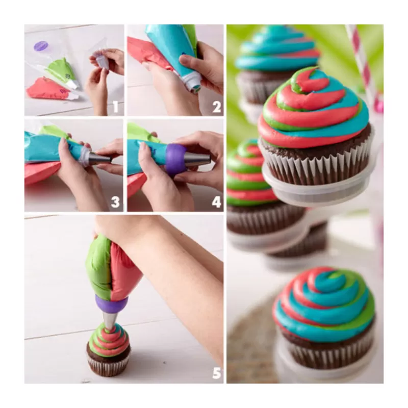 Cerf Dellier Kit De Décoration Tricolore Wilton