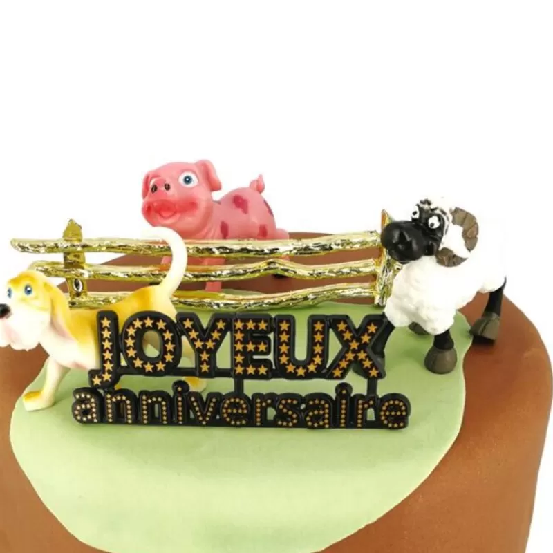 Cerf Dellier Kit Decor Gateau Animaux De La Ferme Store