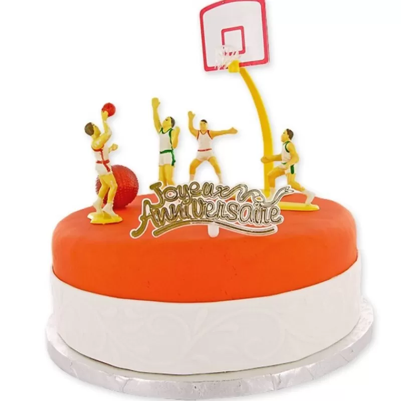 Cerf Dellier Kit Decor Gateau Basket Ball Cheap