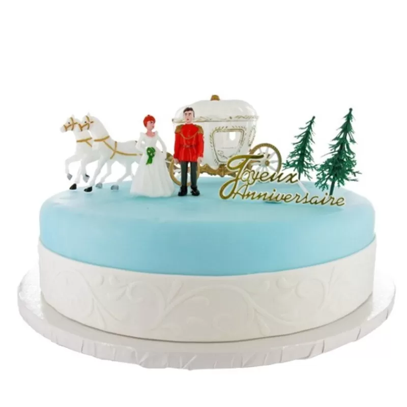Cerf Dellier Kit Decor Gateau Carrosse Cheap