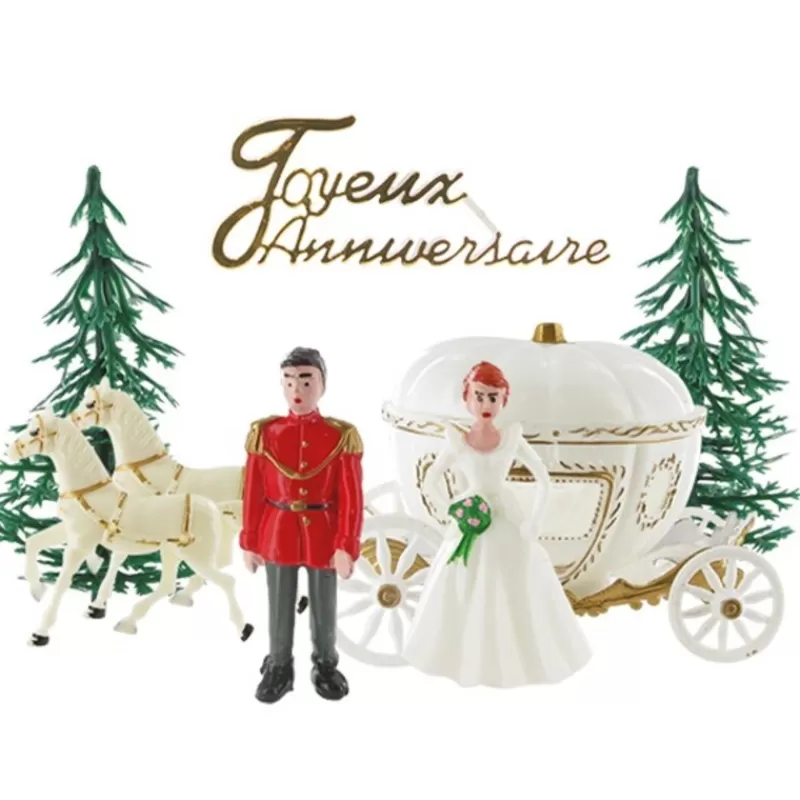 Cerf Dellier Kit Decor Gateau Carrosse Cheap