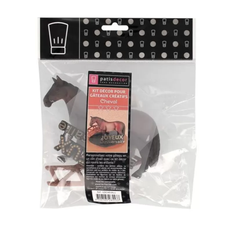 Cerf Dellier Kit Decor Gateau Cheval Best
