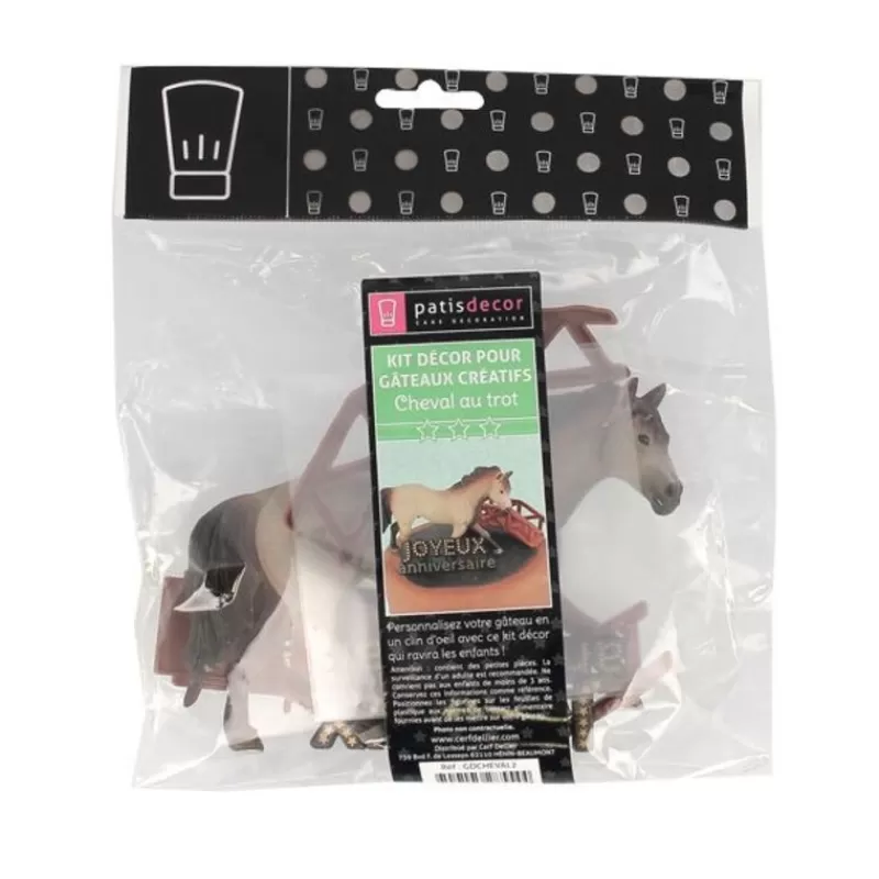 Cerf Dellier Kit Decor Gateau Cheval Au Trot Outlet