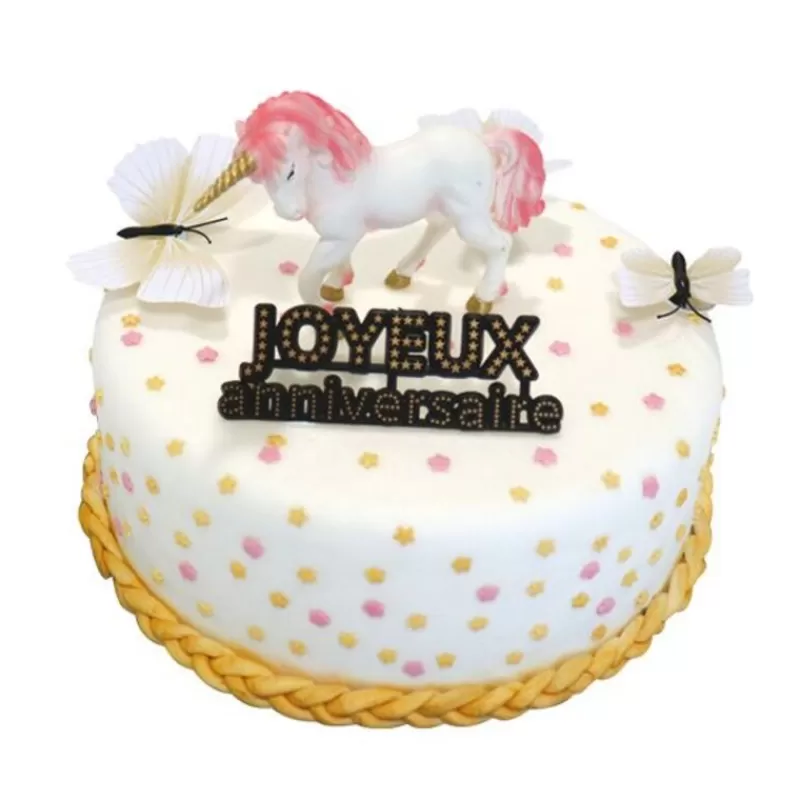 Cerf Dellier Kit Decor Gateau Licorne Cheap