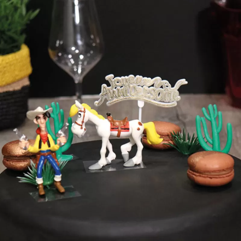 Cerf Dellier Kit Decor Gateau Lucky Luke Sale