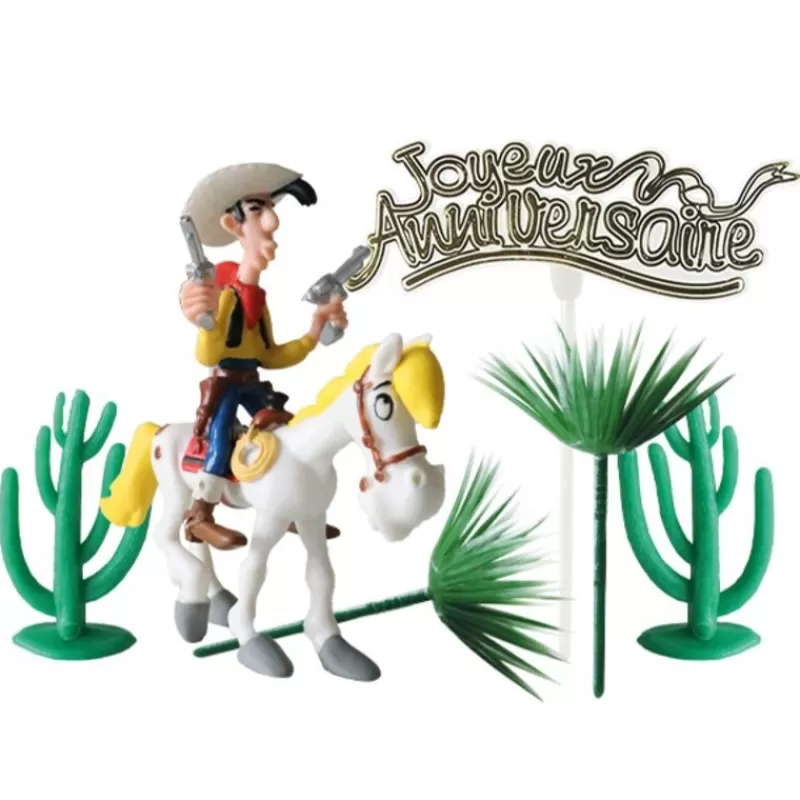 Cerf Dellier Kit Decor Gateau Lucky Luke Sale
