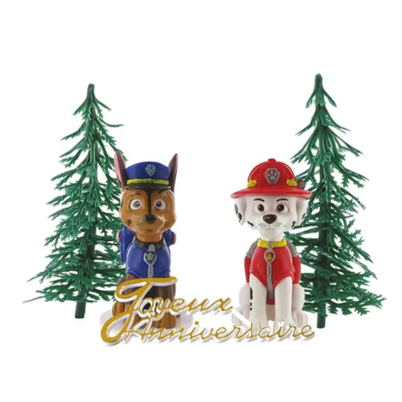 Cerf Dellier Kit Decor Gateau Pat' Patrouille New