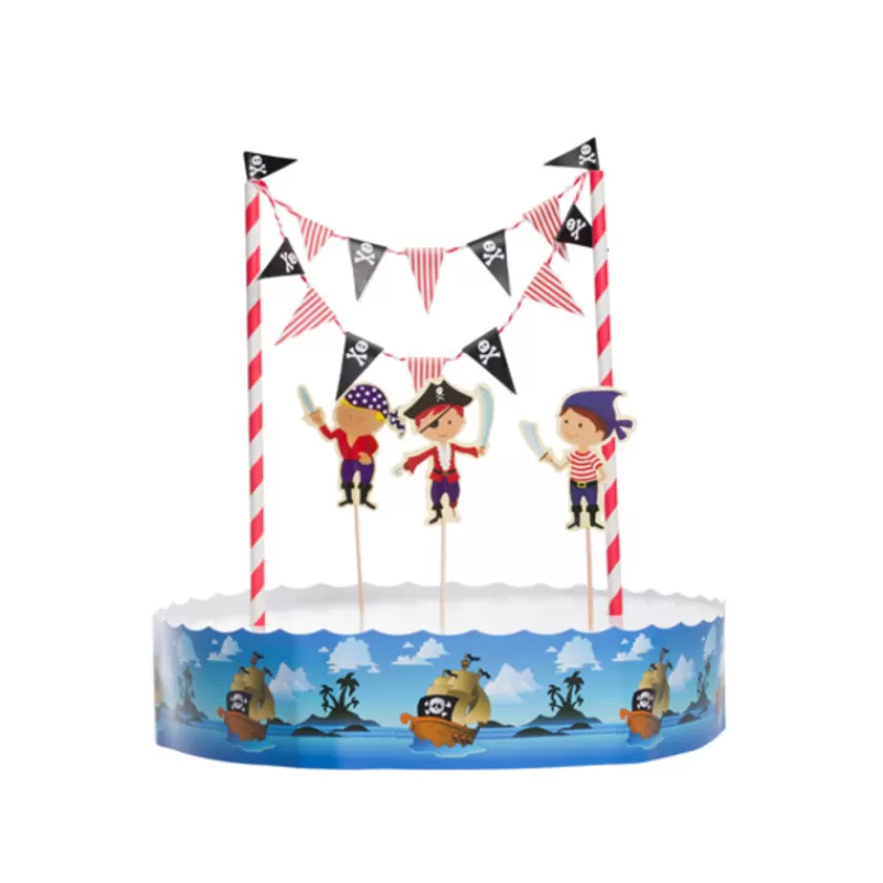 Cerf Dellier Kit Decor Gateau Pirates Shop