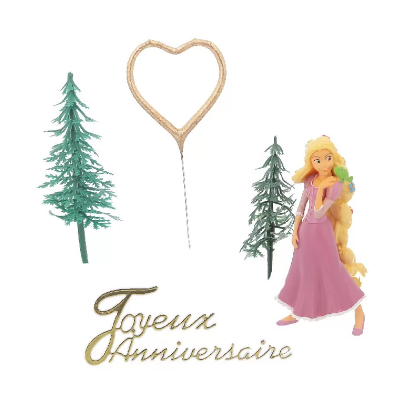 Cerf Dellier Kit Decor Gateau Princesse Aux Longs Cheveux Cheap