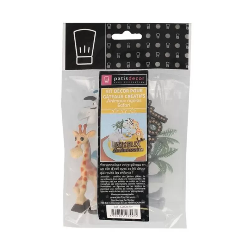 Cerf Dellier Kit Decor Gateau Safari Shop