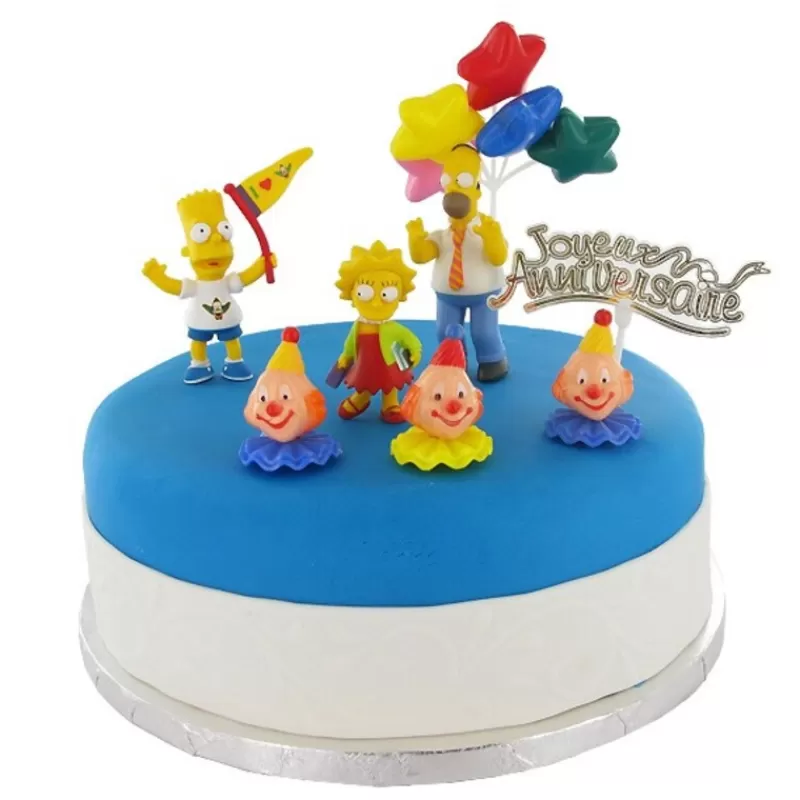 Cerf Dellier Kit Decor Gateau The Simpsons Sale