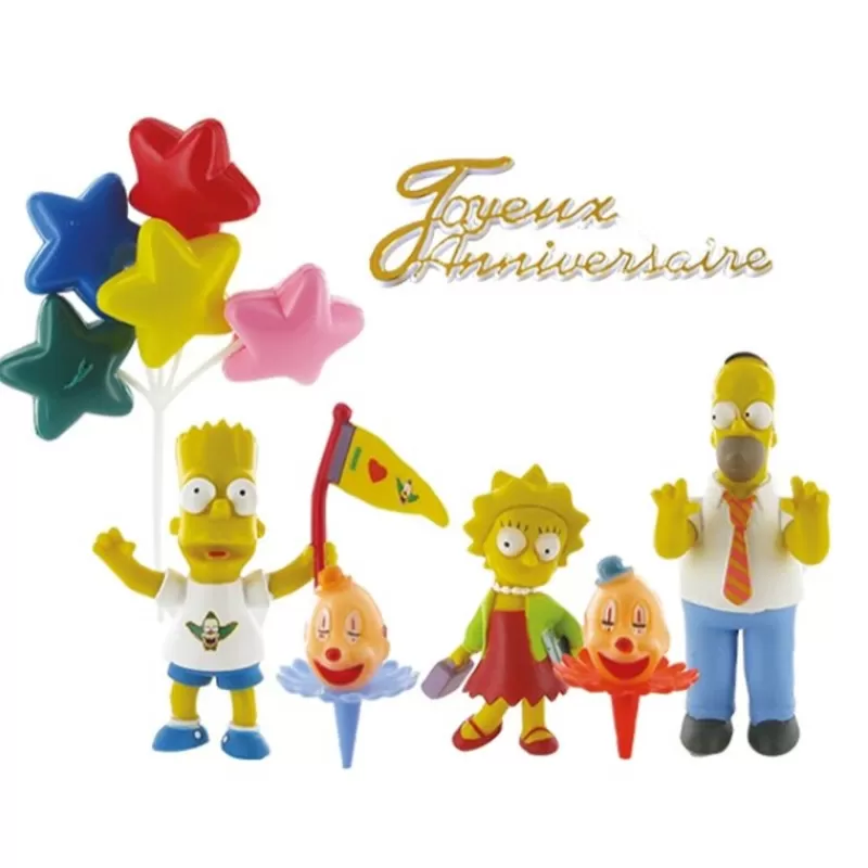 Cerf Dellier Kit Decor Gateau The Simpsons Sale