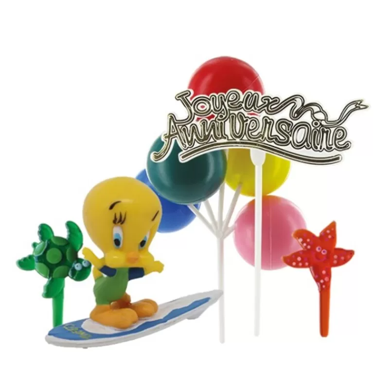 Cerf Dellier Kit Decor Gateau Titi Surfeur Outlet