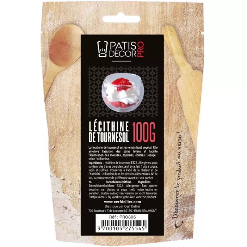 Cerf Dellier Lecithine De Tournesol Patisdecor Pro 100 G