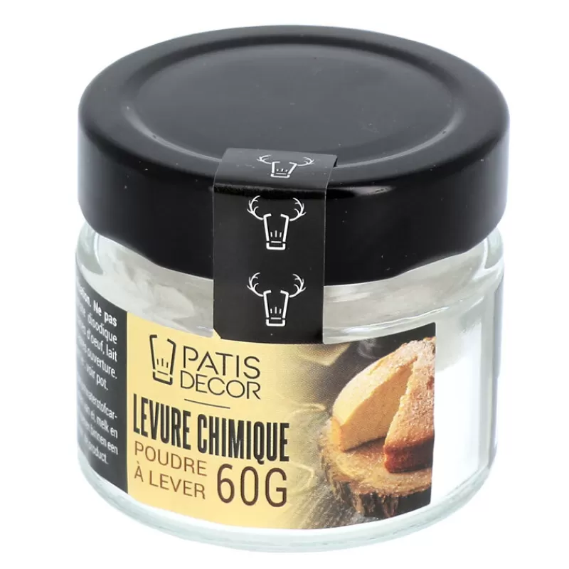 Cerf Dellier Levure Chimique - Poudre A Lever 60 G Patisdecor