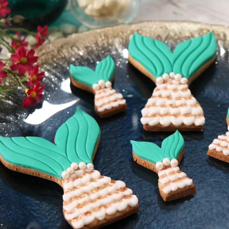 Cerf Dellier Lot De 2 Découpoirs Queues De Sirene Patisdecor