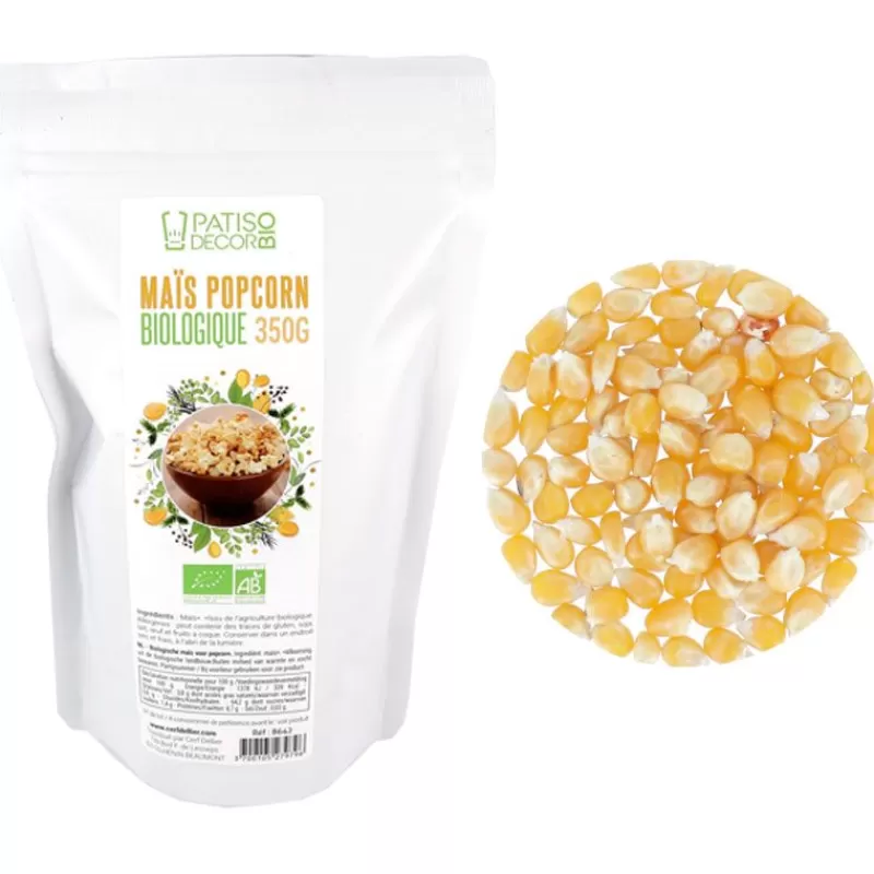 Cerf Dellier Mais A Popcorn Bio 350 G - Ddm 10/2022