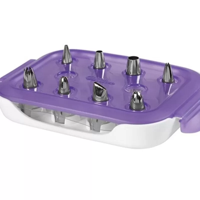 Cerf Dellier Malette De Douilles Wilton Debutant (8 Douilles Et Une Boite De Rangement)