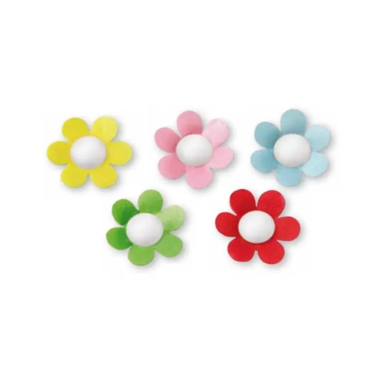 Cerf Dellier Marguerites Assorties En Azyme Patisdecor X12 Best