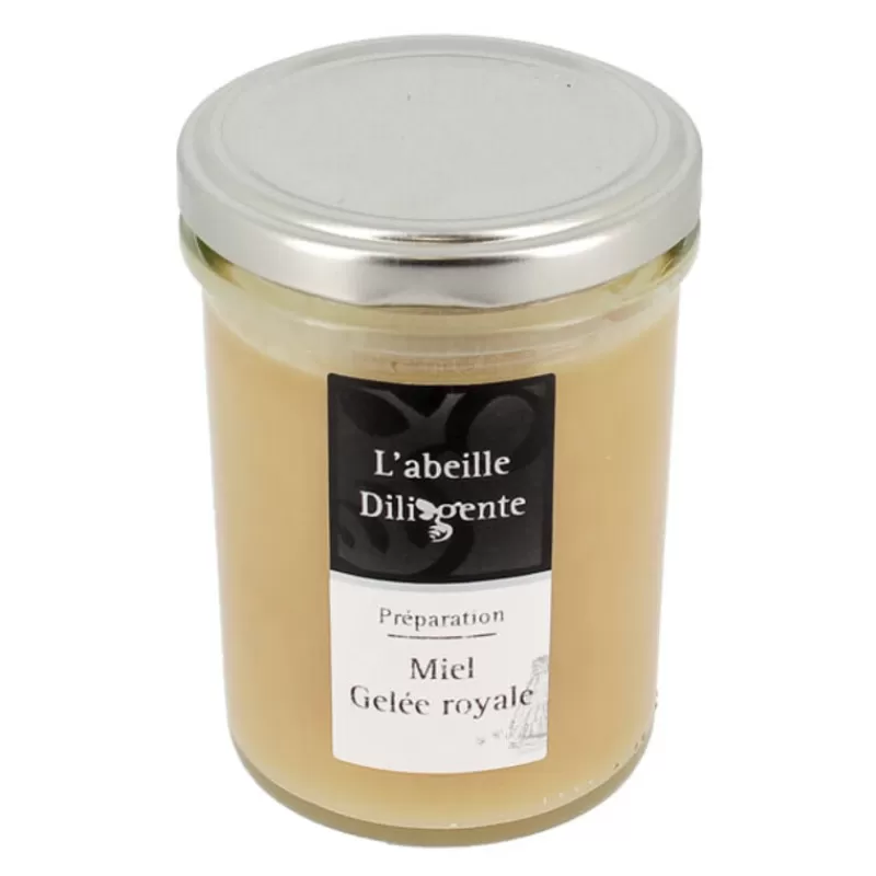 Cerf Dellier Miel Gelee Royale Cristallise L'Abeille Diligente 250 G - Ddm 07/23