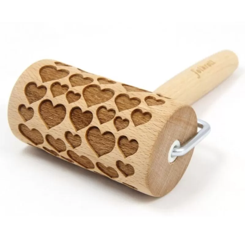 mini_rouleau_empreintes_en_bois_coeurs_2.webp Cerf Dellier Mini Rouleau Empreintes En Bois Coeurs