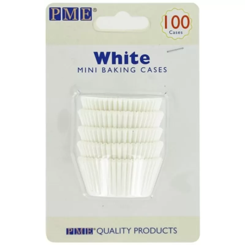 Cerf Dellier Mini-Caissettes Cupcake Blanches Pme (X100) Shop