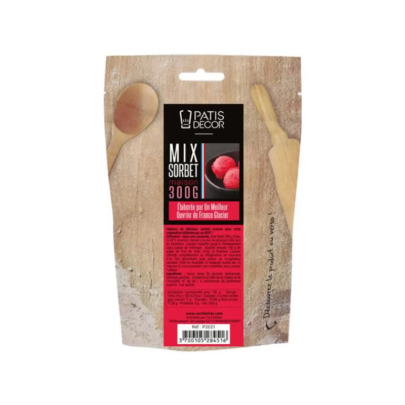 Cerf Dellier Mix Sorbet Maison Patisdecor 300 G