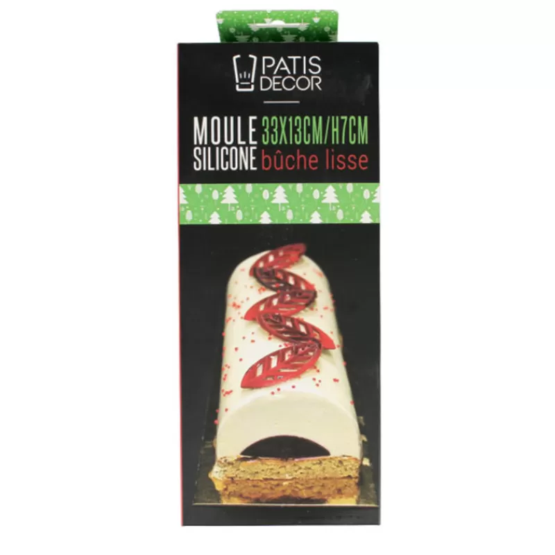moule_a_bche_lisse_silicone_33_cm_patisdecor_3.webp Cerf Dellier Moule A Bûche Lisse Silicone 33 Cm Patisdecor