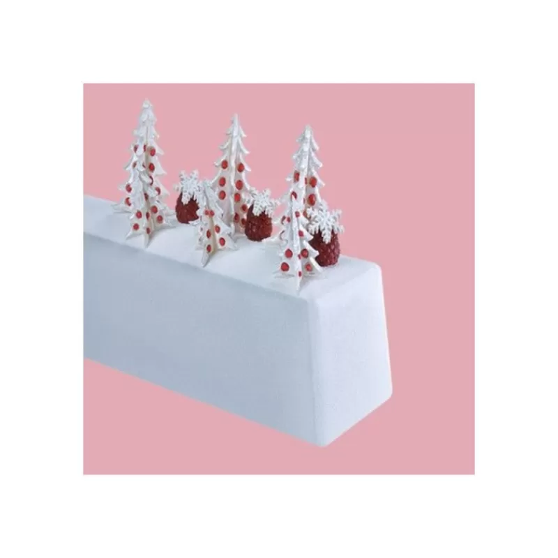 Cerf Dellier Moule A Bûche Rectangle Lisse En Pvc (X 12)