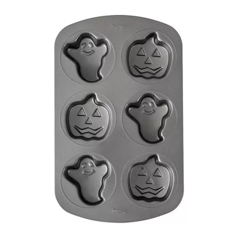 Cerf Dellier Moule A Gateau Fantomes Et Citrouilles Wilton