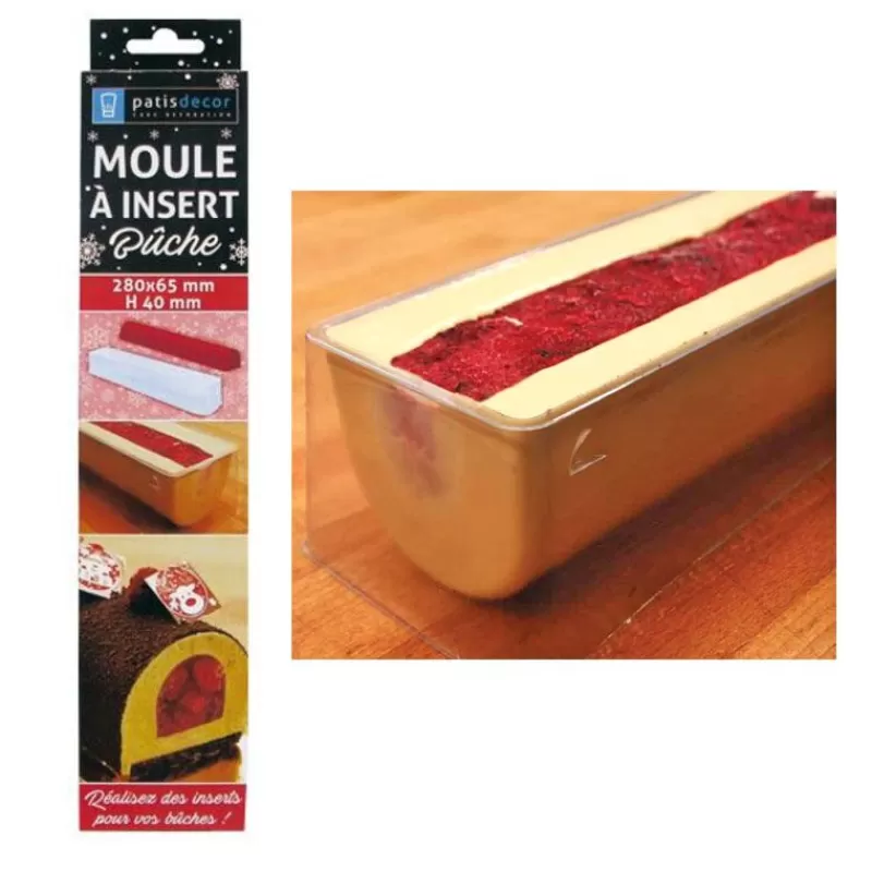 Cerf Dellier Moule A Insert Pour Bûche Pvc Patisdecor