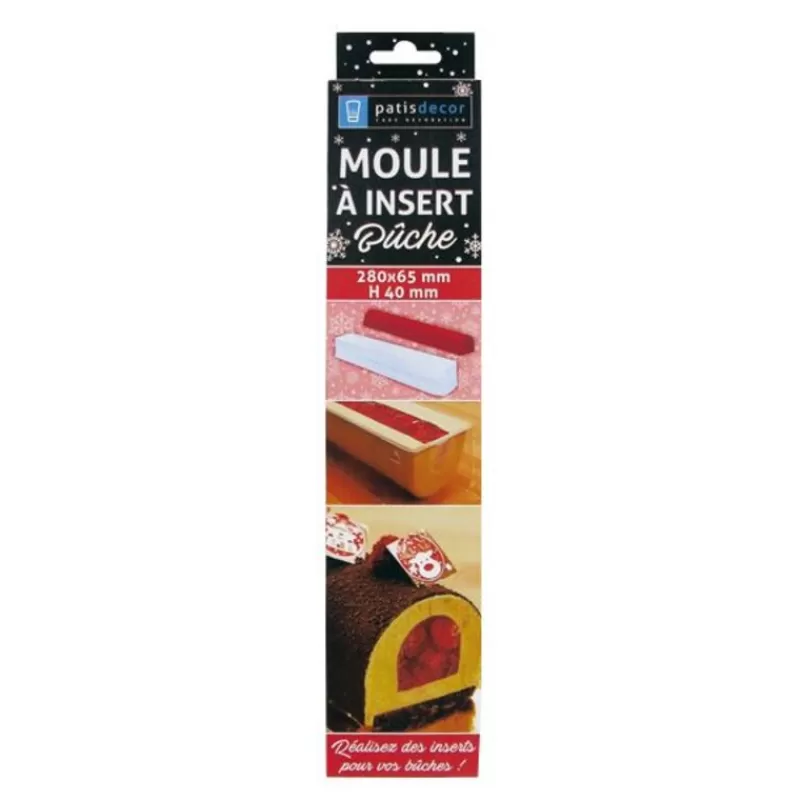 Cerf Dellier Moule A Insert Pour Bûche Pvc Patisdecor