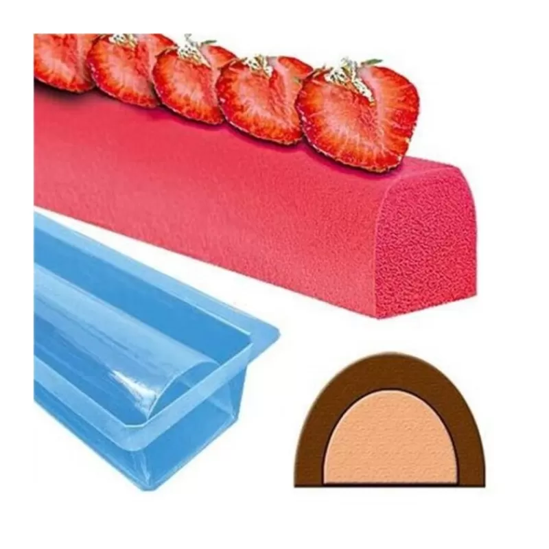 Cerf Dellier Moule A Insert Rond Pour Bûche En Pvc (X 12)