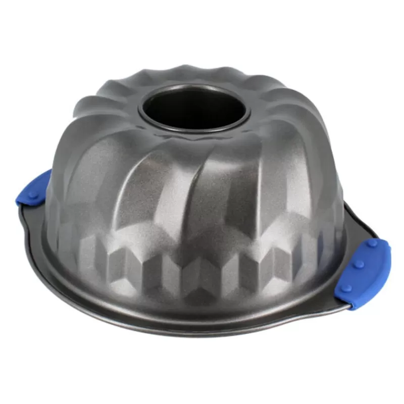 Cerf Dellier Moule A Kougloff Anti-Adherent Avec Anses En Silicone 22,5 Cm