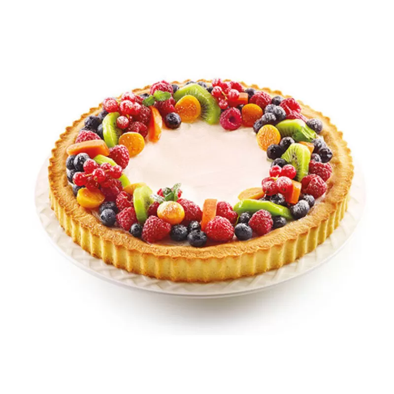 moule_a_tarte_cannele_en_silicone_28_cm_2.webp Cerf Dellier Moule A Tarte Cannele En Silicone 28 Cm