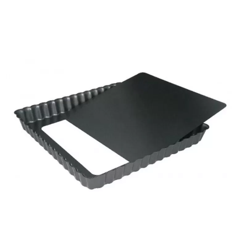 Cerf Dellier Moule A Tarte Carre Cannele Fond Amovible